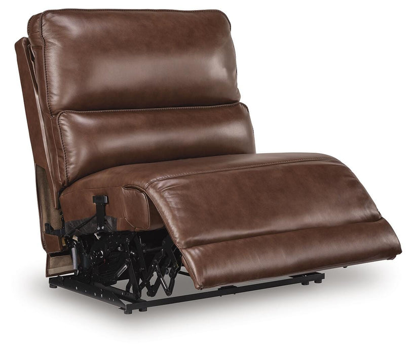 DeepWakes Reclining Sectional with Storage Console - House Of Furniture/Allan's Gallery