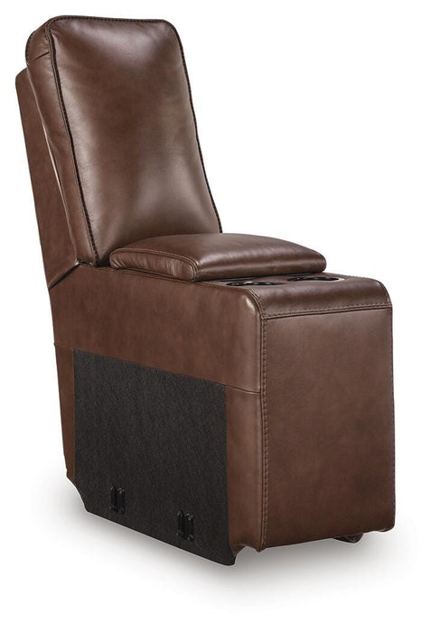 DeepWakes Reclining Sectional with Storage Console - House Of Furniture/Allan's Gallery