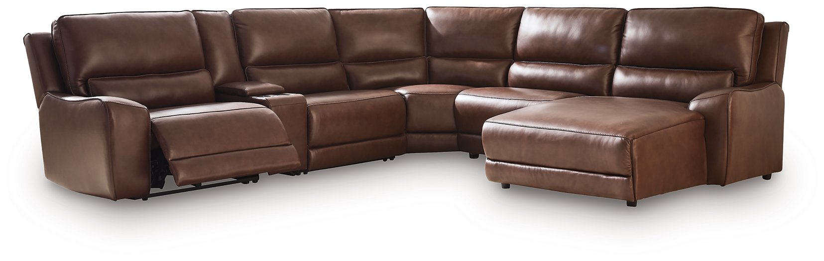DeepWakes Power Reclining Sectional with Chaise - House Of Furniture/Allan's Gallery
