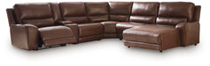 DeepWakes Power Reclining Sectional with Chaise - House Of Furniture/Allan's Gallery