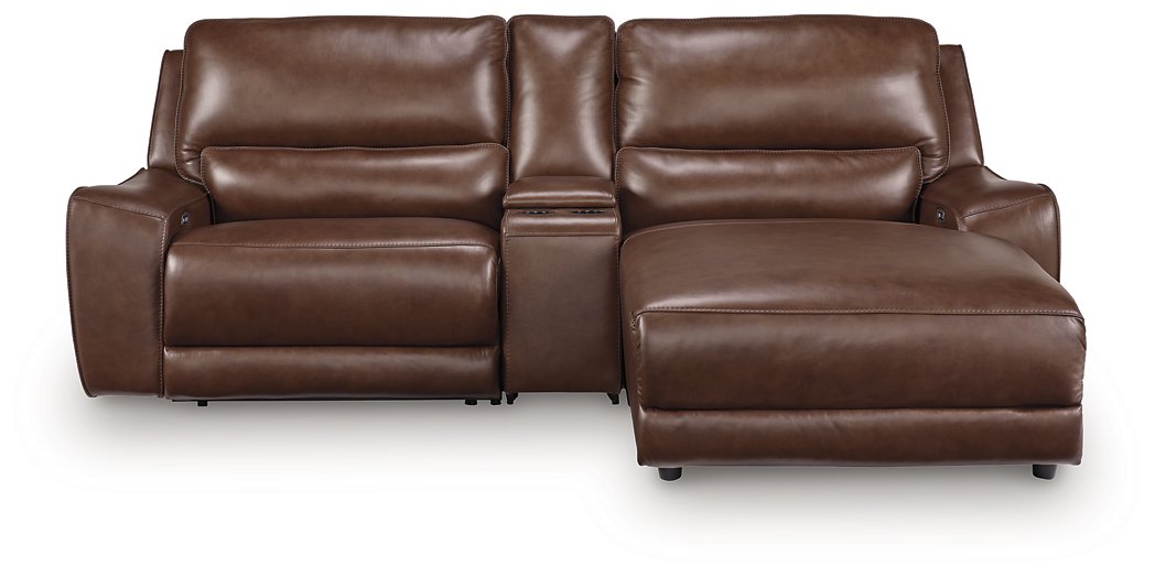 DeepWakes Power Reclining Sectional with Chaise - House Of Furniture/Allan's Gallery