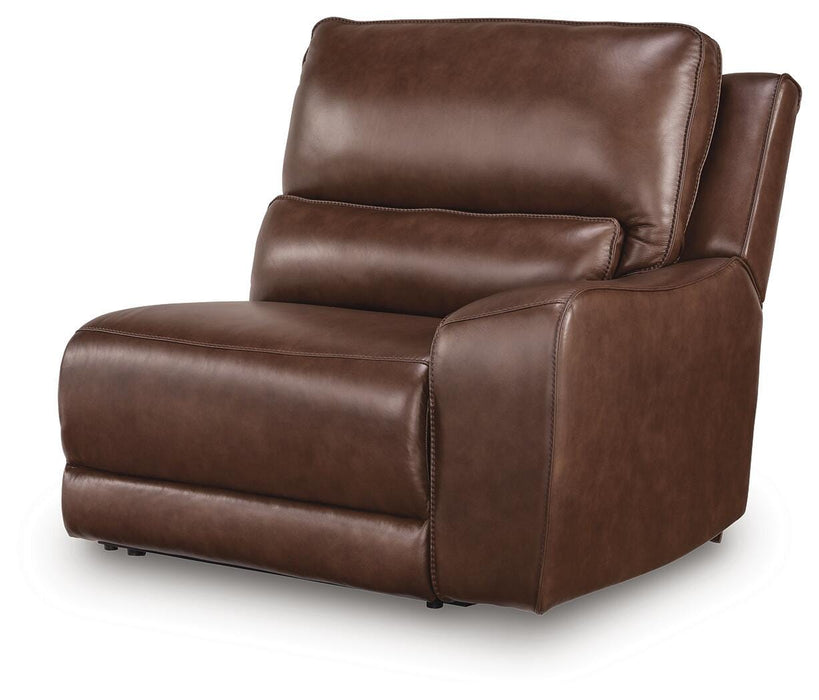 DeepWakes Reclining Sectional with Storage Console - House Of Furniture/Allan's Gallery