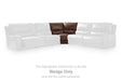 DeepWakes Reclining Sectional with Storage Console - House Of Furniture/Allan's Gallery
