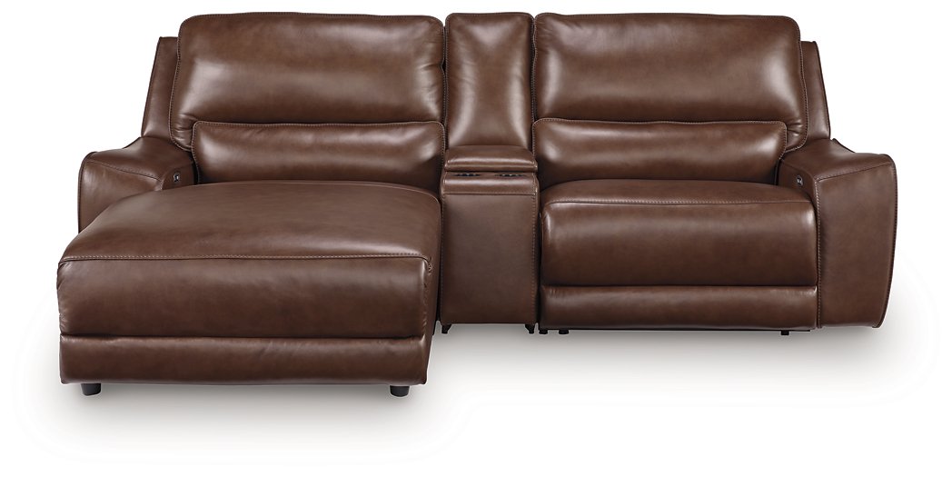 DeepWakes Power Reclining Sectional with Chaise - House Of Furniture/Allan's Gallery