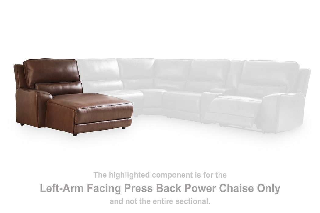 DeepWakes Power Reclining Sectional with Chaise - House Of Furniture/Allan's Gallery