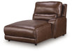 DeepWakes Power Reclining Sectional with Chaise - House Of Furniture/Allan's Gallery