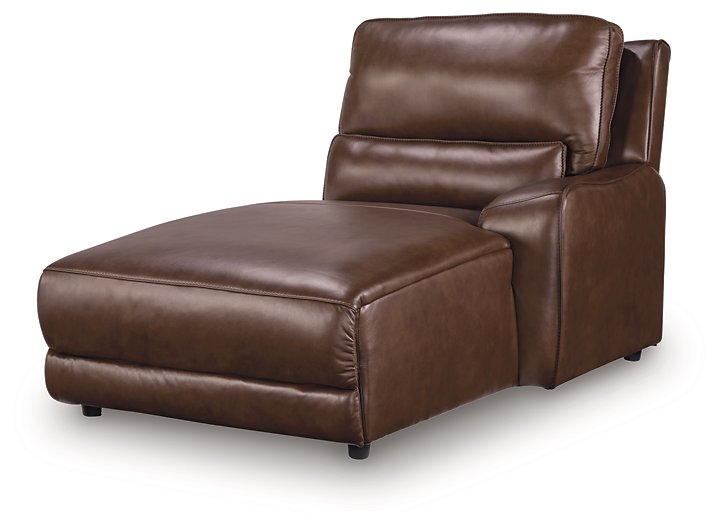 DeepWakes Power Reclining Sectional with Chaise - House Of Furniture/Allan's Gallery