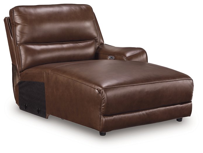 DeepWakes Power Reclining Sectional with Chaise - House Of Furniture/Allan's Gallery