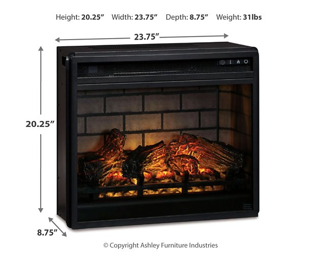 Entertainment Accessories Electric Infrared Fireplace Insert - House Of Furniture/Allan's Gallery