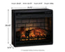 Entertainment Accessories Electric Infrared Fireplace Insert - House Of Furniture/Allan's Gallery