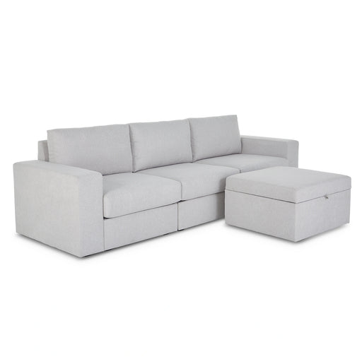Flex Sofa with Wide Arm and Storage Ottoman - 5000003461