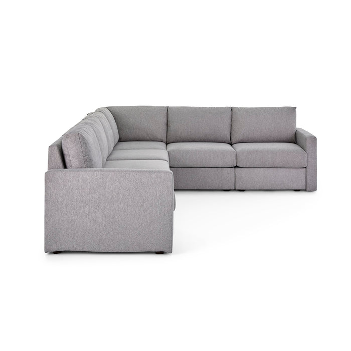 Flex 6-Seat Sectional with Standard Arm - 5000003533
