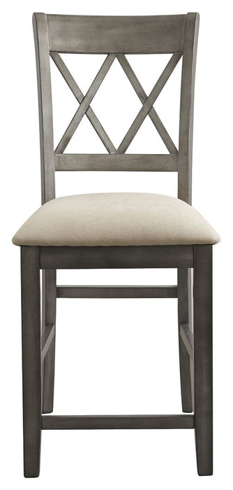 Curranberry - Upholstered Barstool (2/cn)
