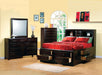 Phoenix Cappuccino California King Five-Piece Bedroom Set image
