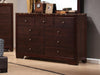 Conner Casual Cappuccino Nine-Drawer Dresser image