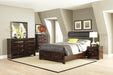 Jaxson Transitional Cappuccino Queen Bed image