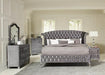Deanna Bedroom Traditional Metallic Eastern King Bed image