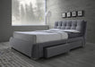 Fenbrook Transitional Grey Queen Bed image