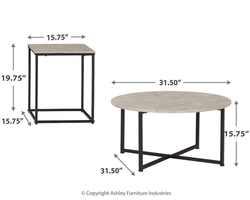 Lazabon - Occasional Table Set (3/cn)