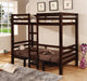 Joaquin Transitional Medium Brown Twin-over-Twin Bunk Bed image