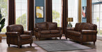 Montbrook Traditional Brown Three-Piece Living Room Set image