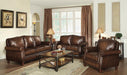 Montbrook Traditional Hand Rubbed Brown Sofa image
