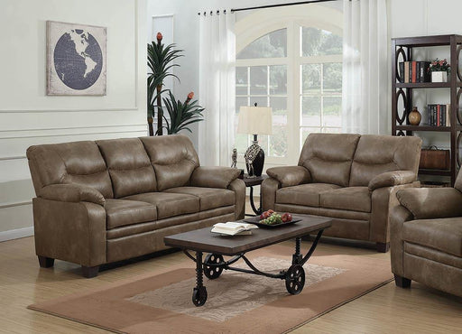 Meagan Casual Brown Two-Piece Living Room Set image