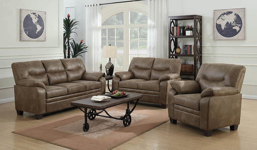 Meagan Casual Brown Three-Piece Living Room Set image
