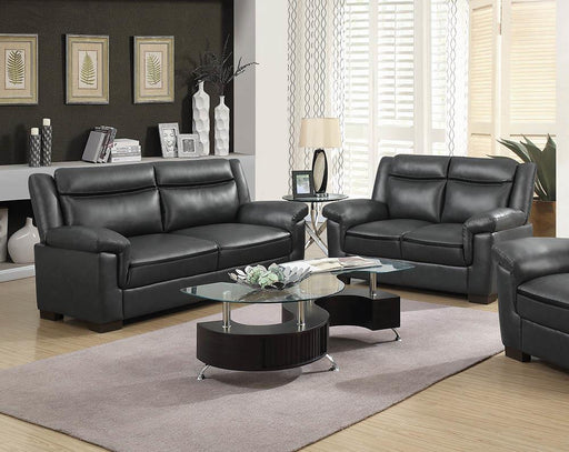 Arabella Brown Faux Leather Two-Piece Living Room Set image