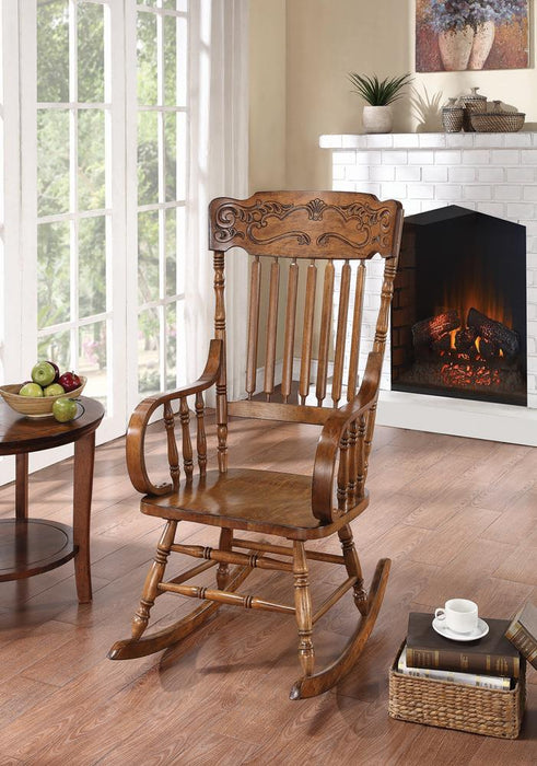 Traditional Wooden Rocking Chair image