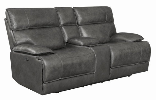 Standford Casual Charcoal Power Loveseat image