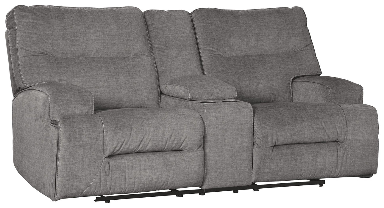 Coombs - Dbl Rec Loveseat W/console