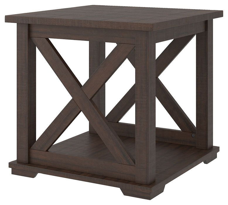 Camiburg - Square End Table