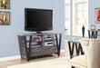 Modern Two-Tone Trapezoid TV Console image