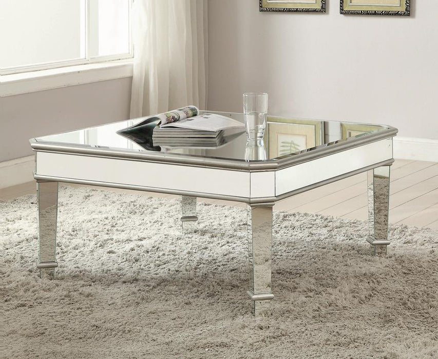 Transitional Silver Coffee Table image
