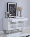 G705698 Contemporary Glossy White Sofa Table image