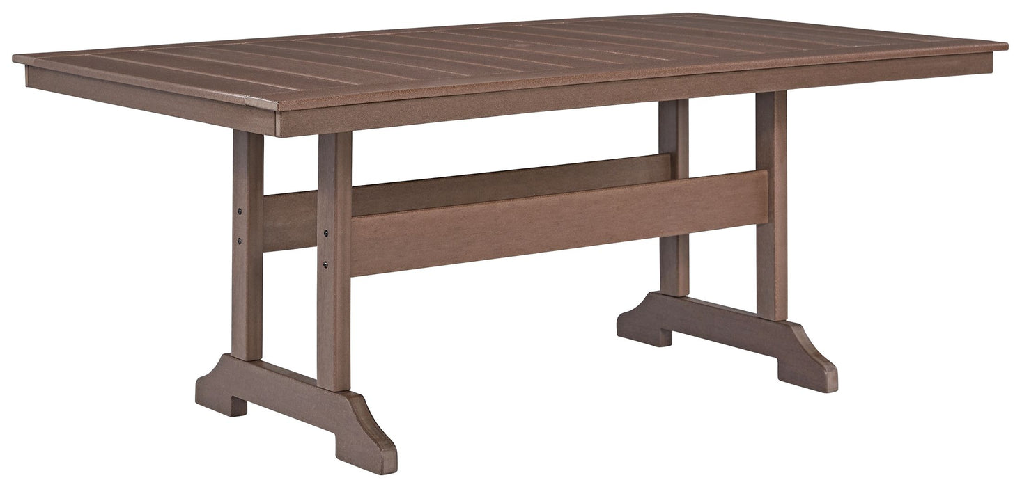 Emmeline - Rect Dining Table W/umb Opt
