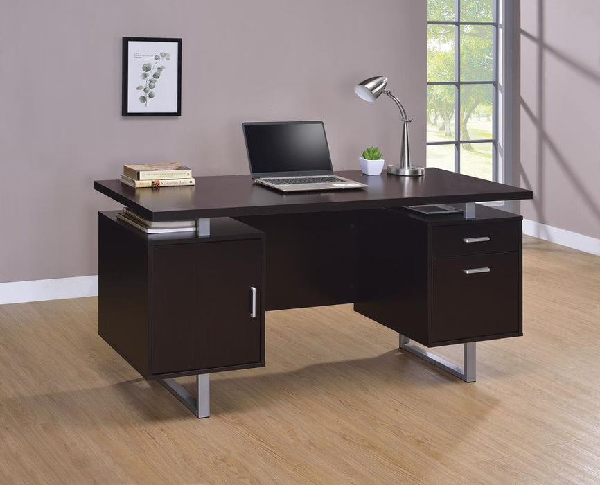 Glavan Contemporary Cappuccino Office Desk image