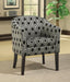 Charlotte Hexagon Print Accent Chair image