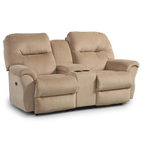 BODIE LOVESEAT LEATHER ROCKING CONSOLE LOVESEAT- L760CC7