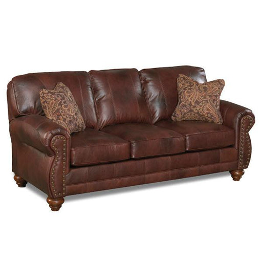 NOBLE COLLECTION LEATHER STATIONARY SOFA- S64ELU image