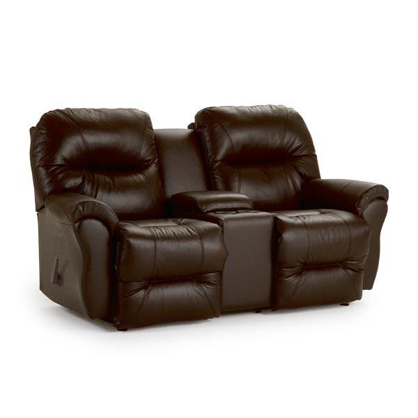 BODIE LOVESEAT LEATHER ROCKING CONSOLE LOVESEAT- L760CC7