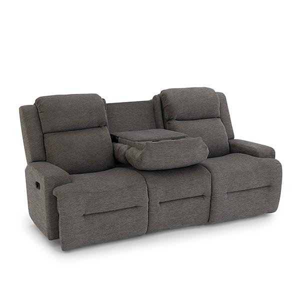 O'NEIL COLLECTION RECLINING SOFA W/ FOLD DOWN TABLE- S920RA4 image