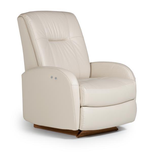 RUDDICK LEATHER SPACE SAVER RECLINER- 2A44LV
