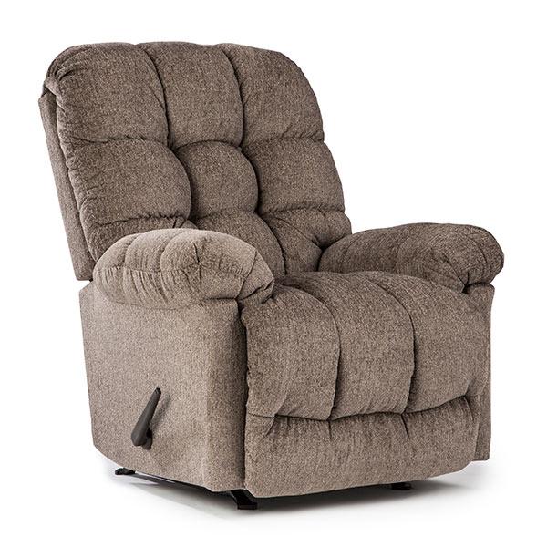 BROSMER LEATHER SPACE SAVER RECLINER- 9MW84-1LV
