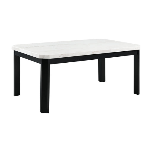 Francesca White Marble Standard Height Dining Table image