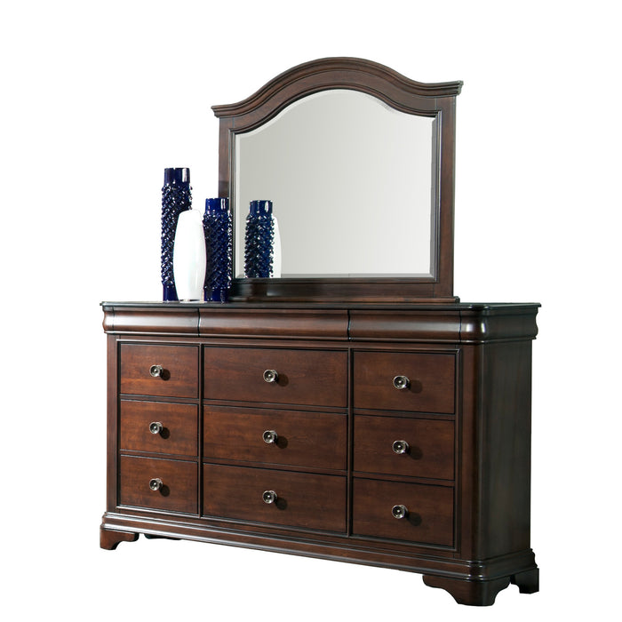 Cameron Cherry Dresser & Mirror Set Cameron Cherry Dresser & Mirror Set