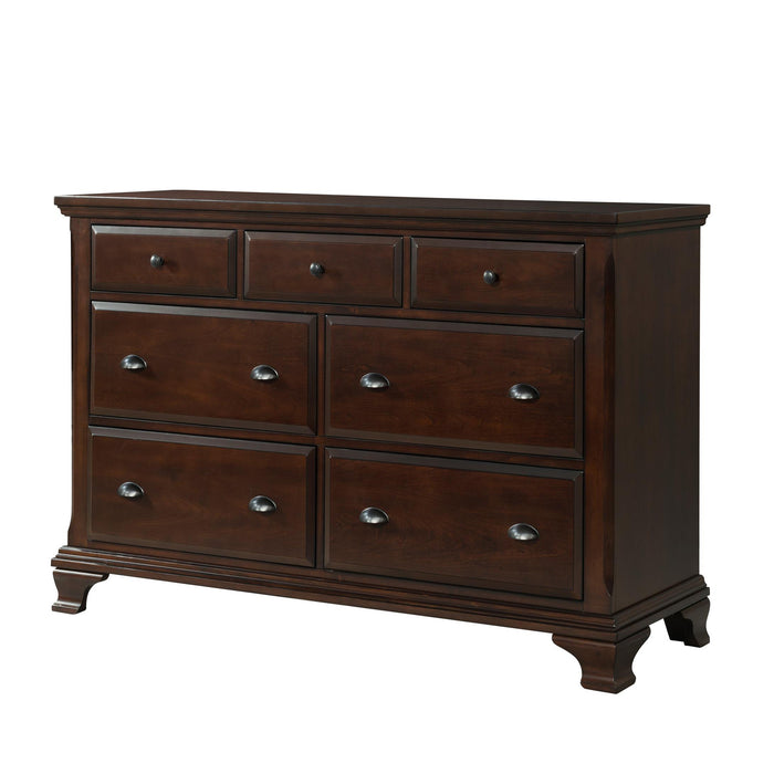 long cherry dresser Cherry Moon 7-Drawer Dresser