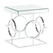 Pearl Square Mirrored End Table image