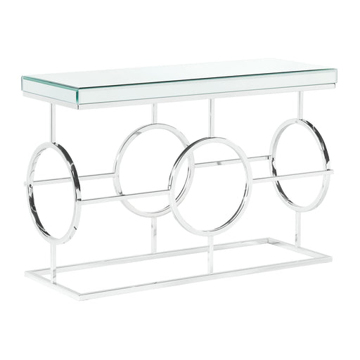 Pearl Rectangle Mirrored Sofa Table image